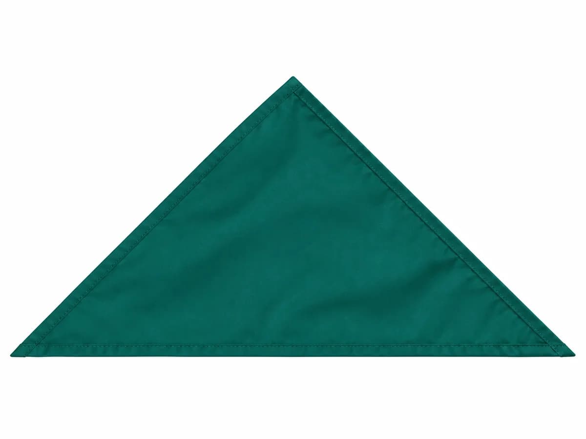 Dibujo del turbante triangular verde