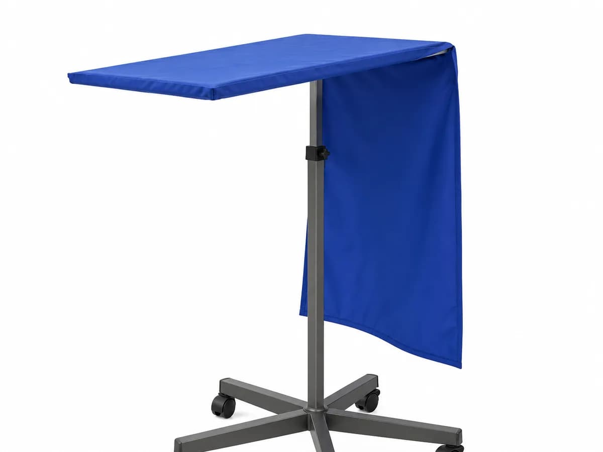 Funda de Mayo azul oscuro doblada